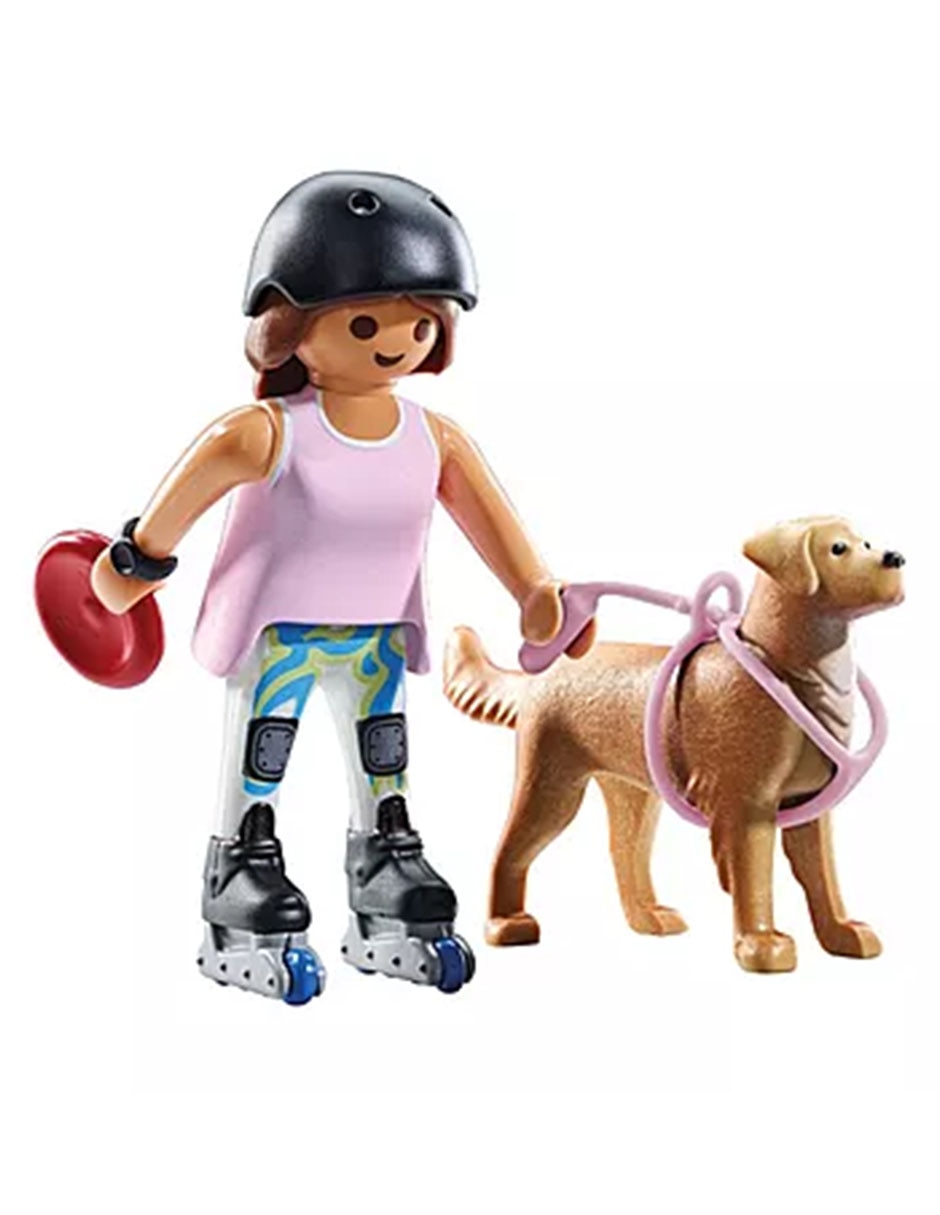 Patinadora con Retriever 71739