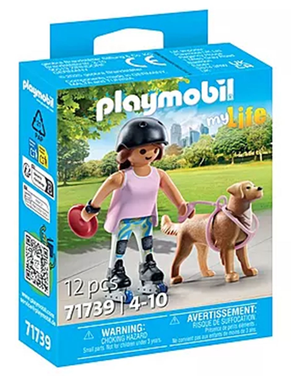 Patinadora con Retriever 71739 2