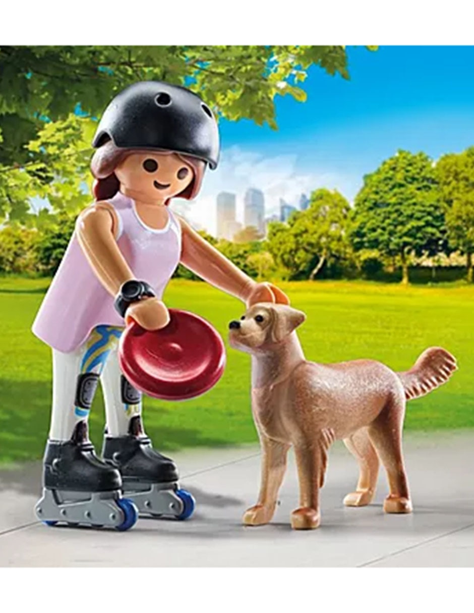 Patinadora con Retriever 71739 3