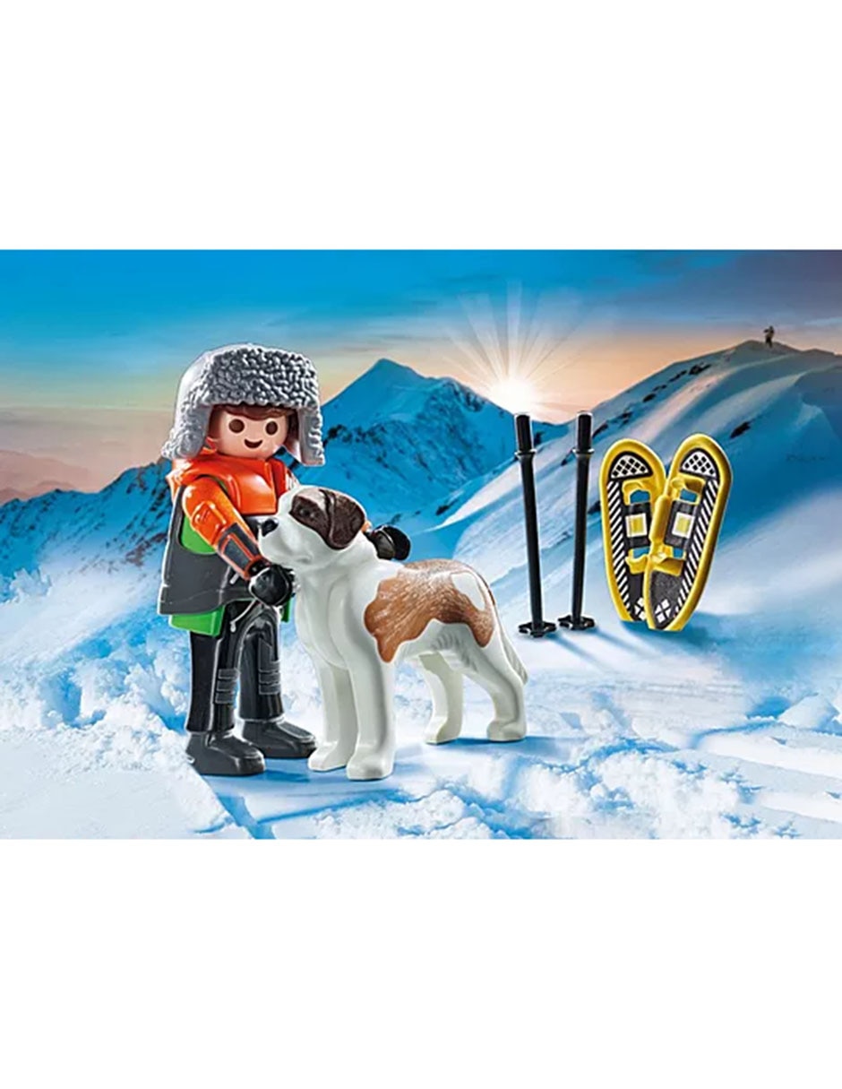 Playmobil Senderista con San Bernardo 71741 My Life 3