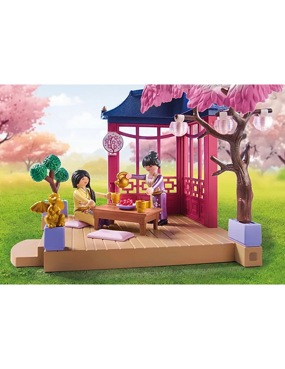 Jardín asiático con panda 71762 4