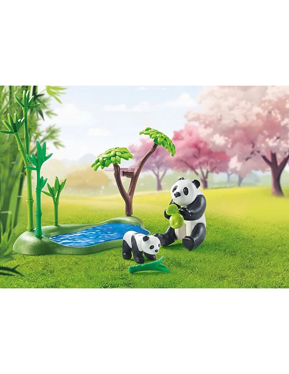 Jardín asiático con panda 71762 5
