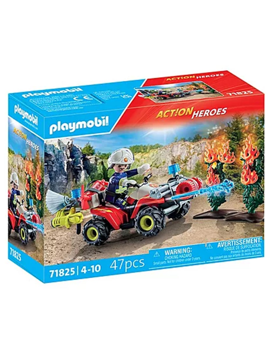 Action Heroes Quad de Bomberos 71825 Playmobil 2