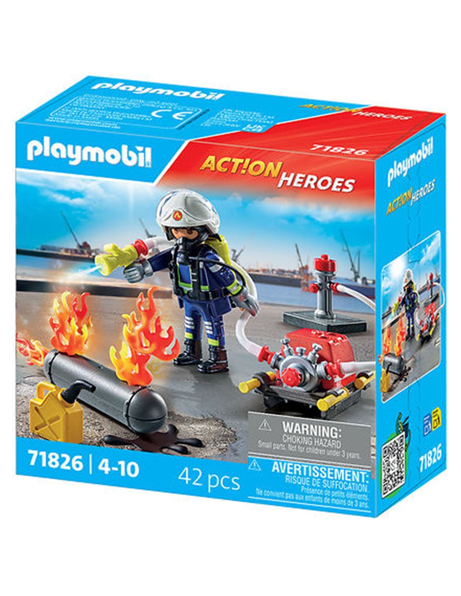 Action Heroes Bombero con bomba de agua 71826 Action Heroes Bombero con bomba de agua 71826