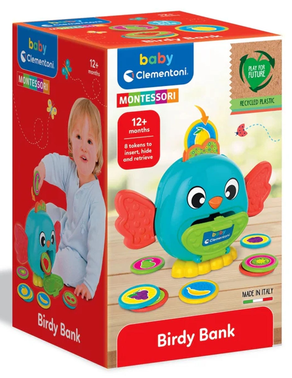 Hucha Pajarito Montessori juego montable infantil unisex 4