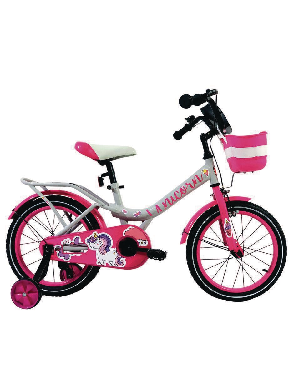 Bicicleta infantil rodada 16 Minerva para niña Bicicleta infantil rodada 16 Minerva para niña