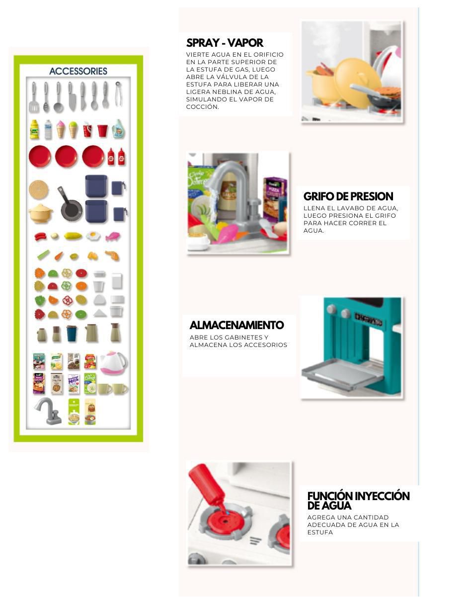 Accesorio de cocina juguete con luz y sonido 2
