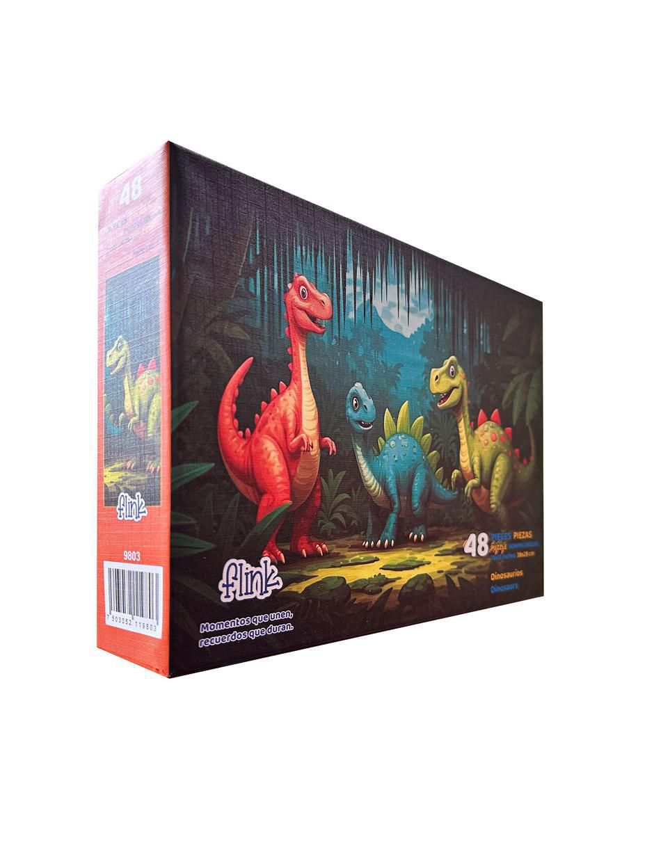 Rompecabezas Dinosaurios Infantil 48 Piezas 3