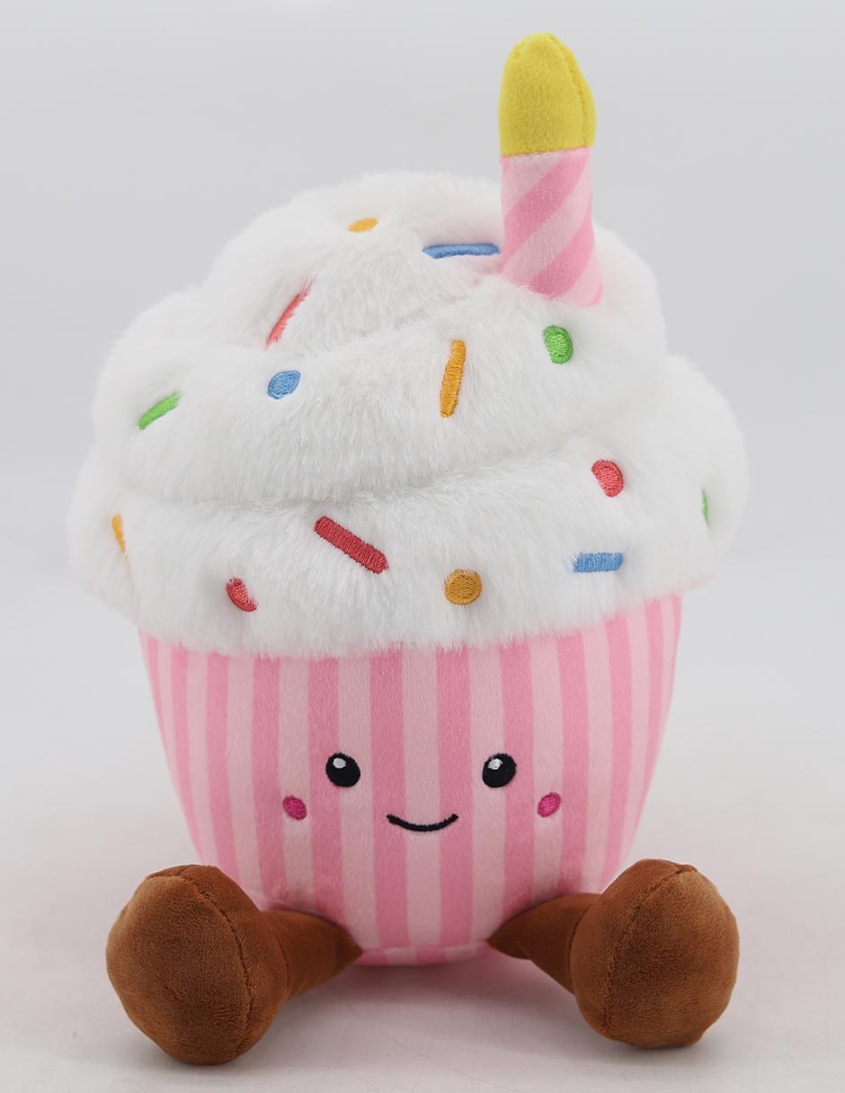 Peluche de cupcake de 20 cm