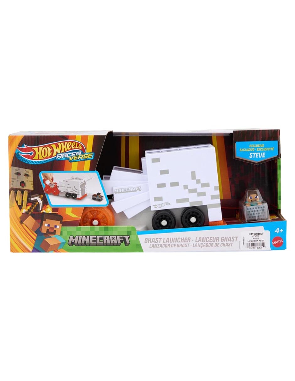 Camión transportador Hot Wheels Minecraft Toys 