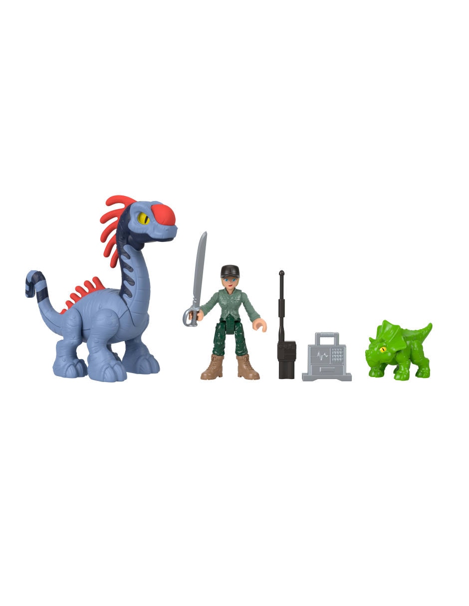 Set figuras acción articulada Jurassic World 3
