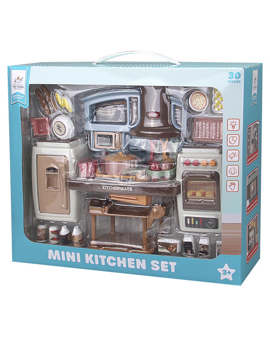 Mini Kitchen Set juego de rol para niños 4