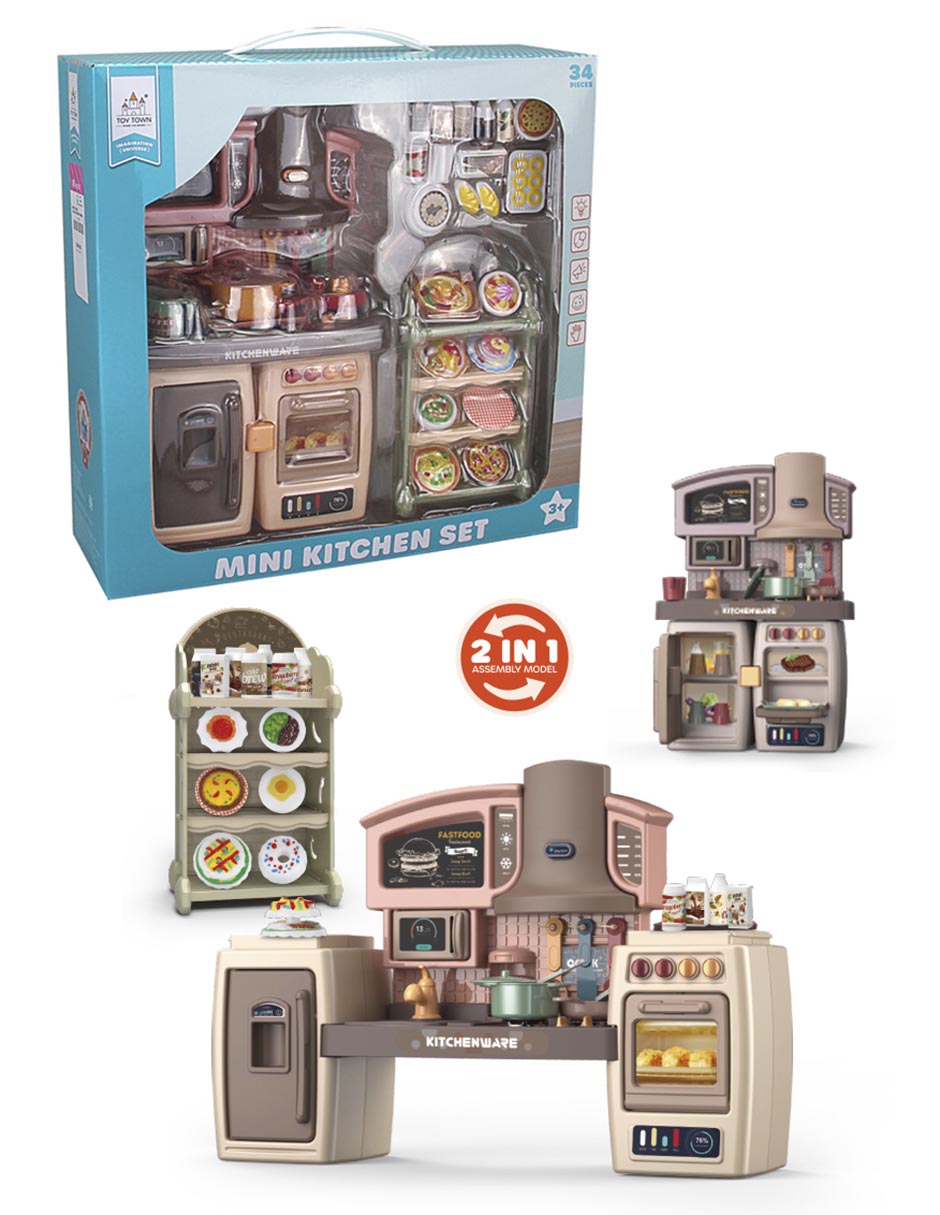 Mini Kitchen Set juego de rol para niños Mini Kitchen Set juego de rol para niños