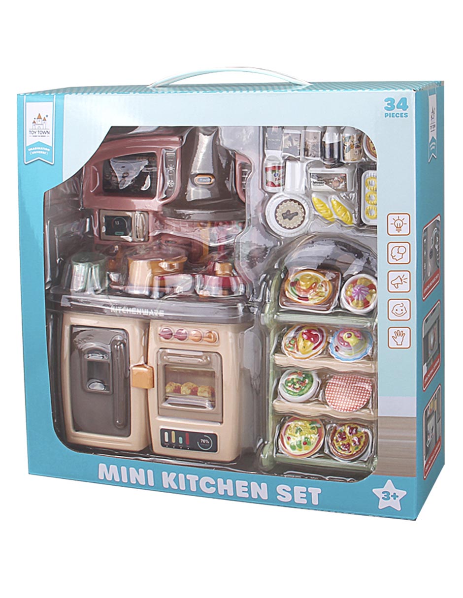Mini Kitchen Set juego de rol para niños 4