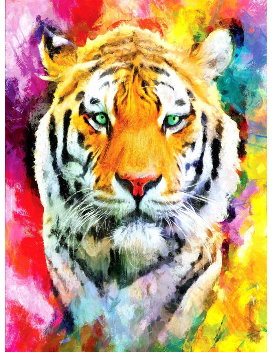 Rmpecabezas Tigre Safari vibrante 1000 piezas 2