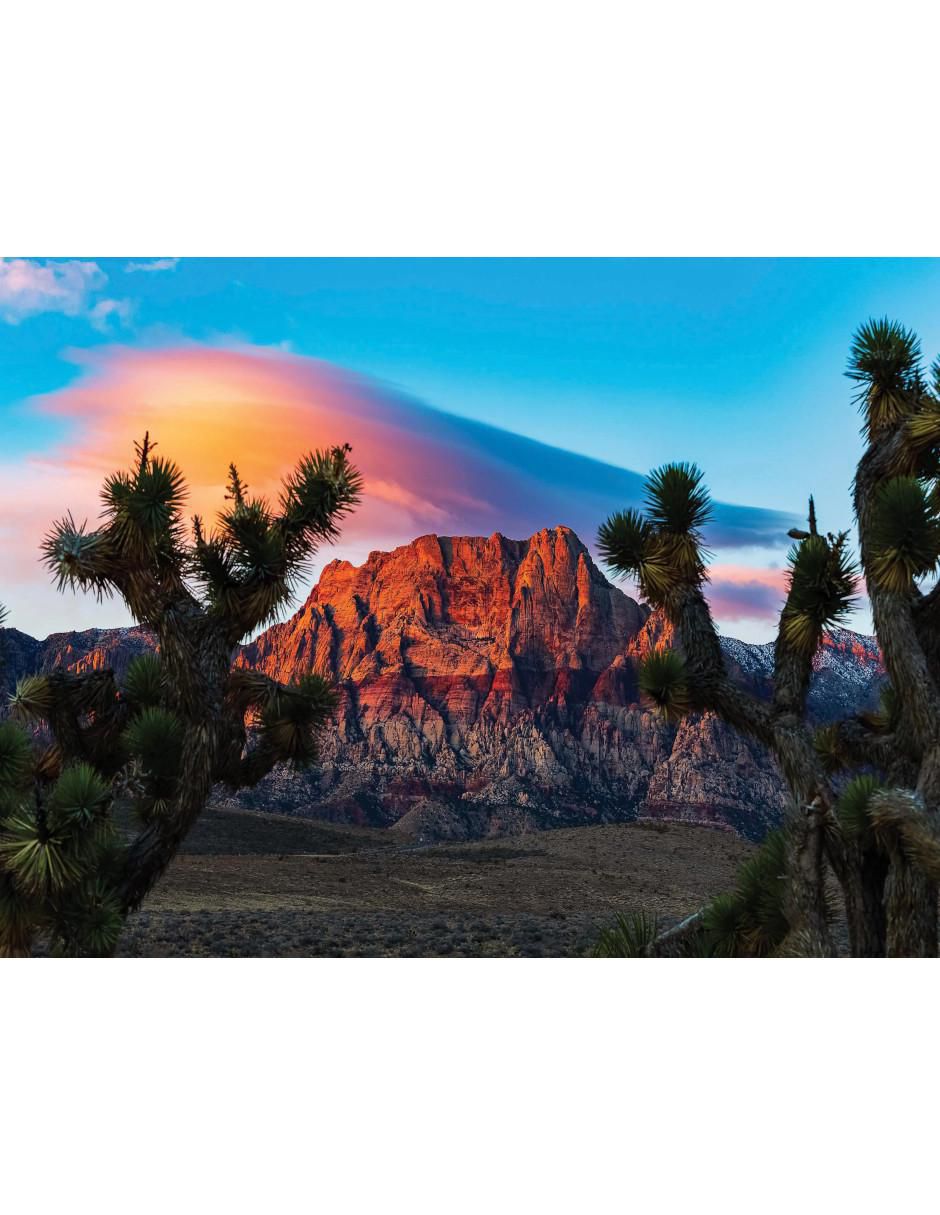 Rompecabezas Paisaje Red Rock cañon usa postcard Collection 1000 piezas 2