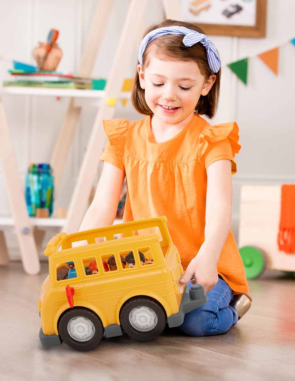 Camión escolar juego didáctico para niño 8