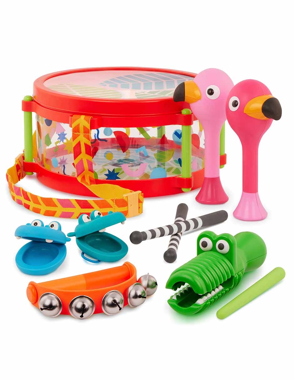Kit instrumento musical animal jamboree