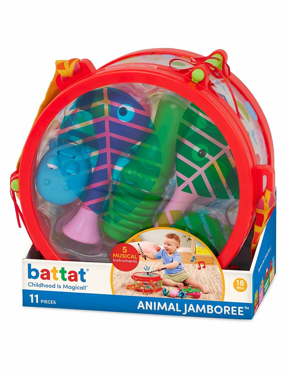 Kit instrumento musical animal jamboree 8