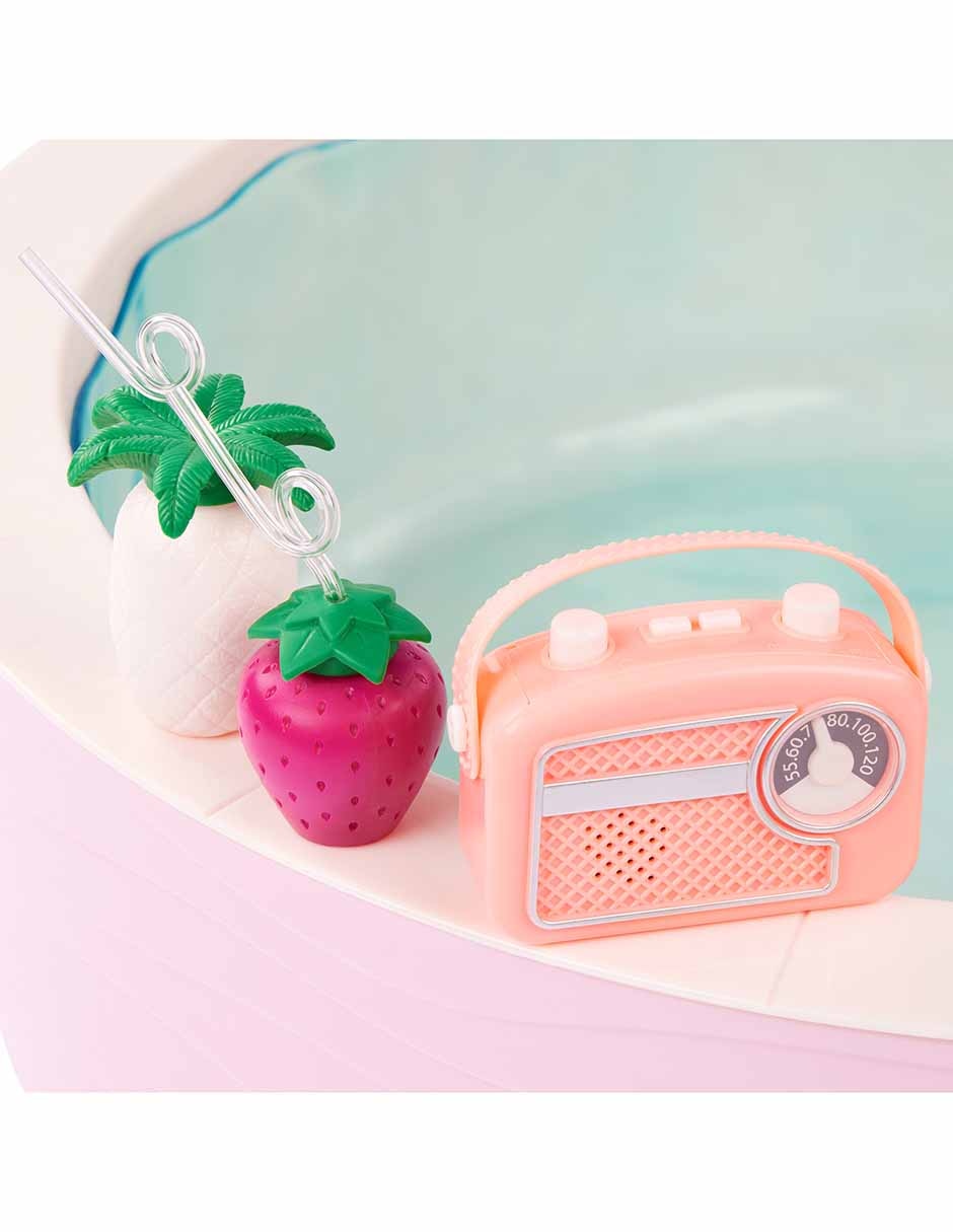 Piscina con accesorios 8