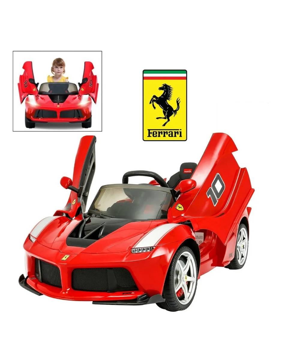 Automóvil montable con control remoto Scuderia Ferrari de batería 6