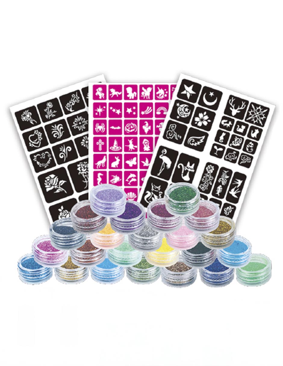 Set de tatuajes Glitter Body Tattoo 2