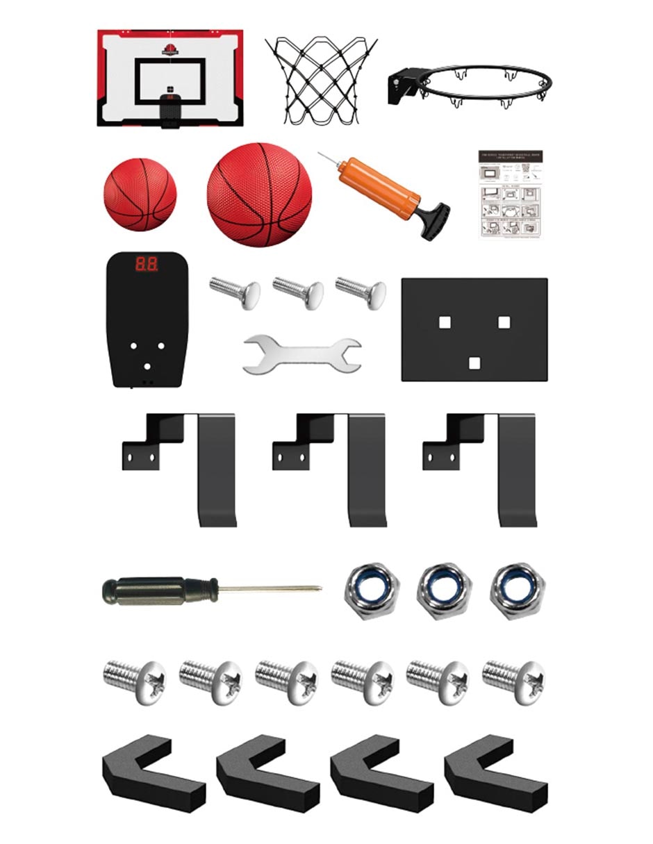 Tablero básquetbol funcionamiento electrónico 7