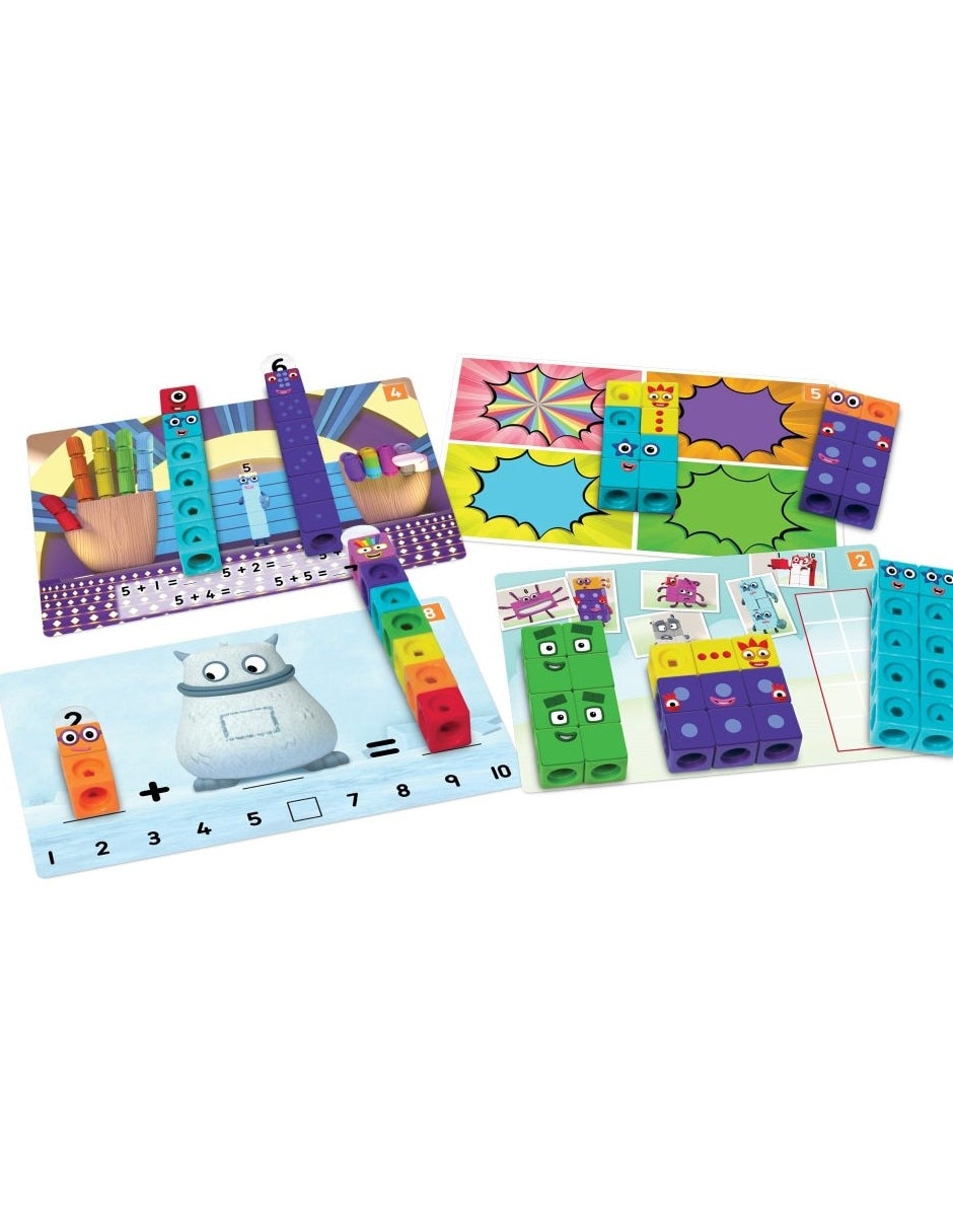 Conjunto de actividades Mathlink Cubes Numberblocks del 1 al 10 15