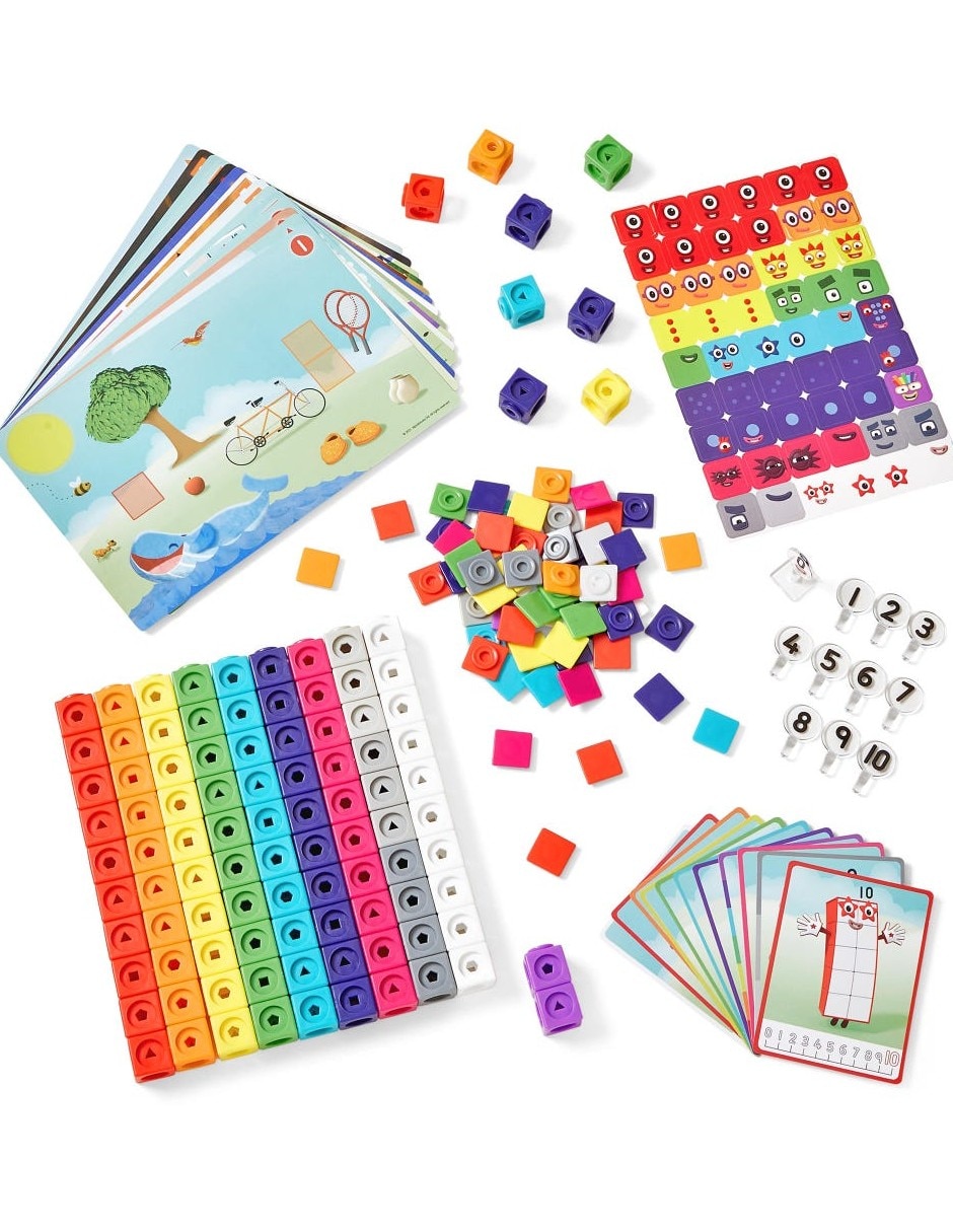 Conjunto de actividades Mathlink Cubes Numberblocks del 1 al 10 2