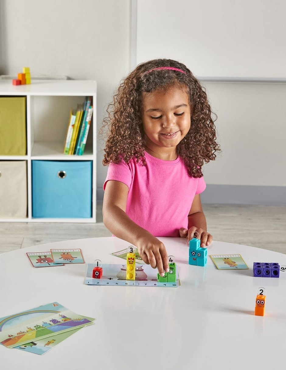 Conjunto de actividades Mathlink Cubes Numberblocks del 1 al 10 7