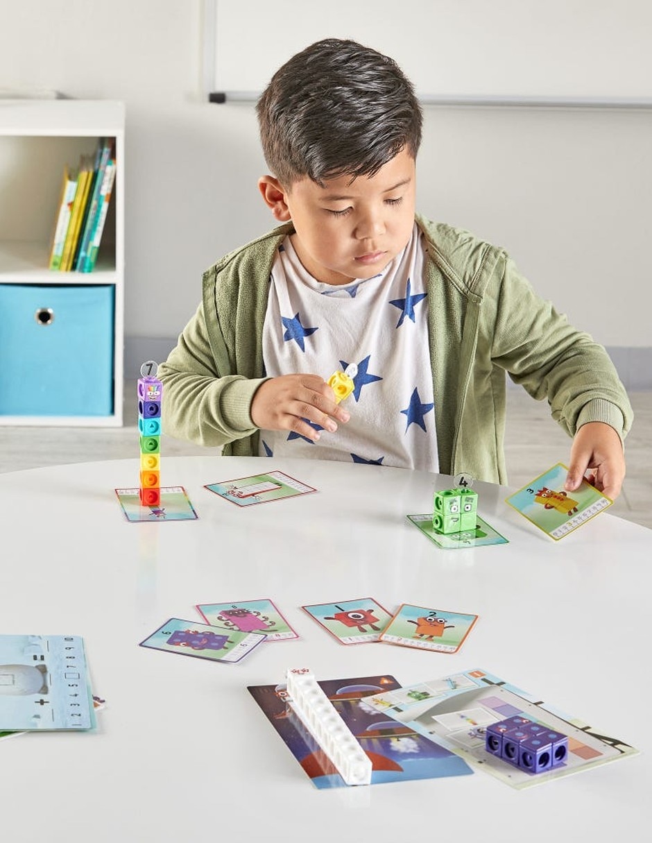 Conjunto de actividades Mathlink Cubes Numberblocks del 1 al 10 8
