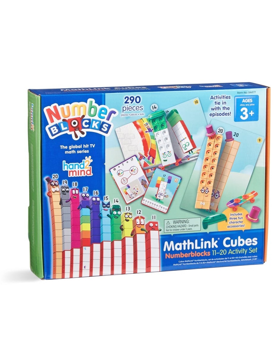 Conjunto de actividades Mathlink Cubes Numberblocks 11–20 5