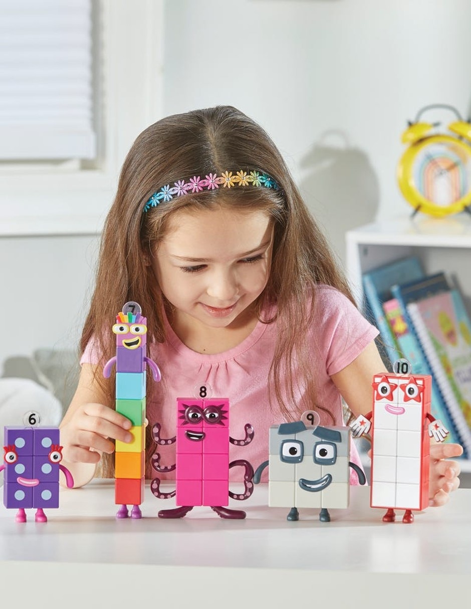 Set de figuras del seis al diez de Numberblocks Friends 5