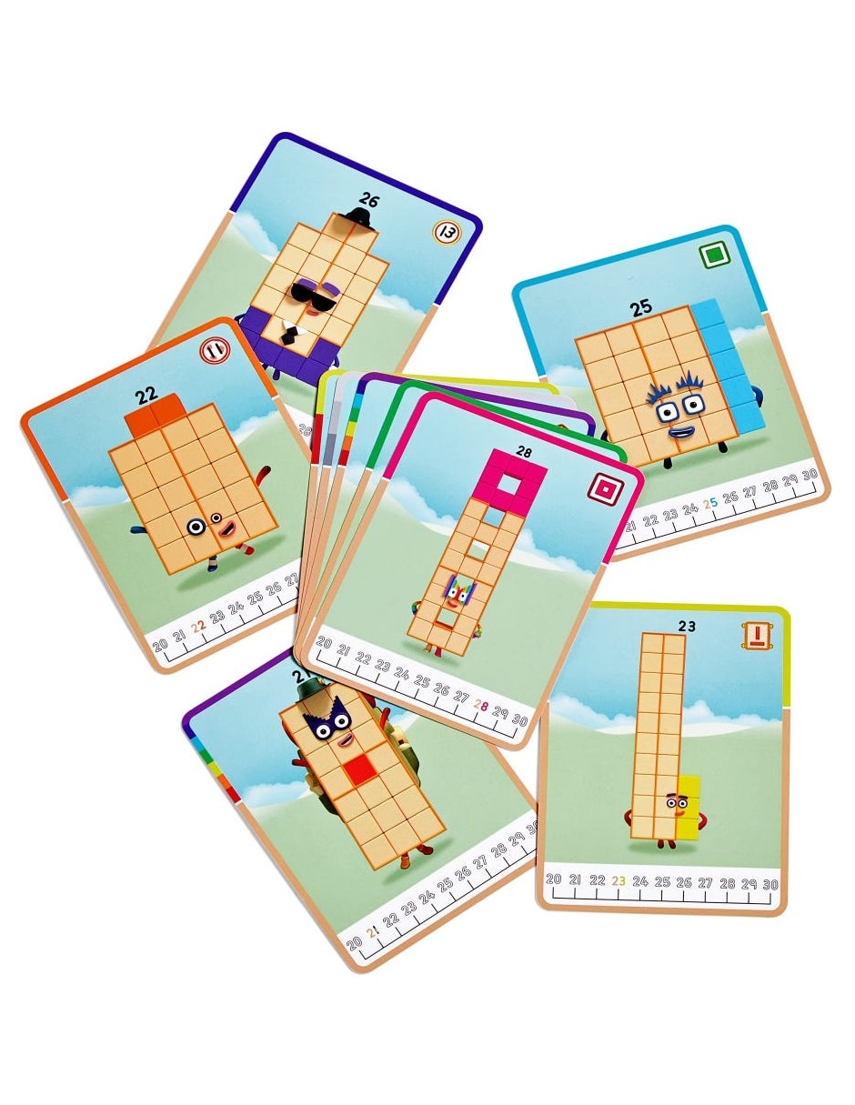 Conjunto de actividades Mathlink Cubes Numberblocks 21-30 13
