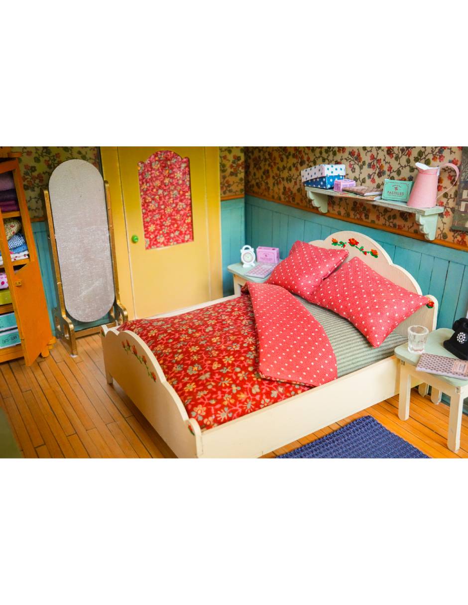Casa de muñecas Sam& Cardboars Room Bedroom 5