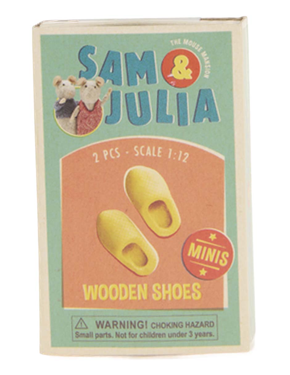 Ropa y accesorio de muñeca Sam & Julia Sam & Julia Wooden Shoes