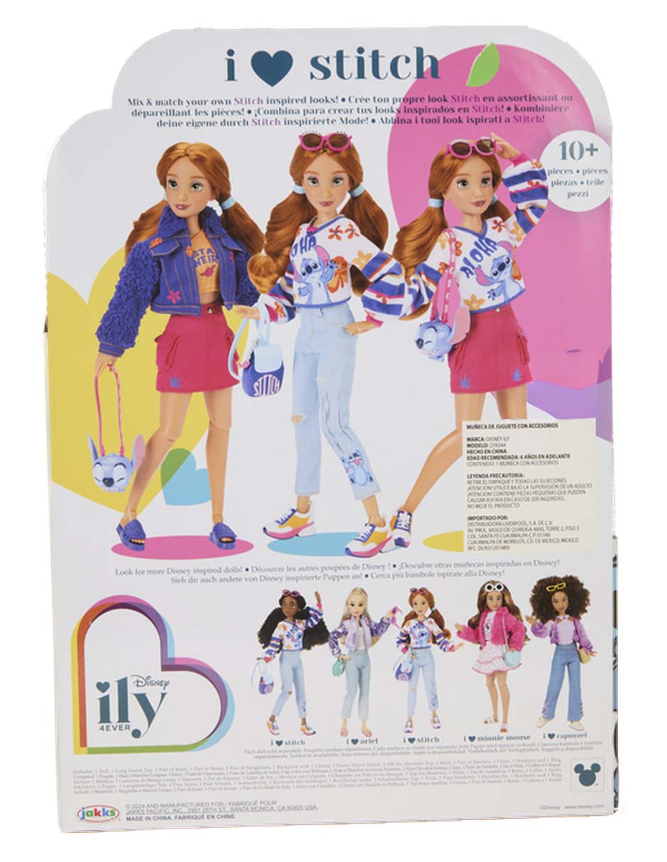 Muñeca fashion Disney Stitch 4