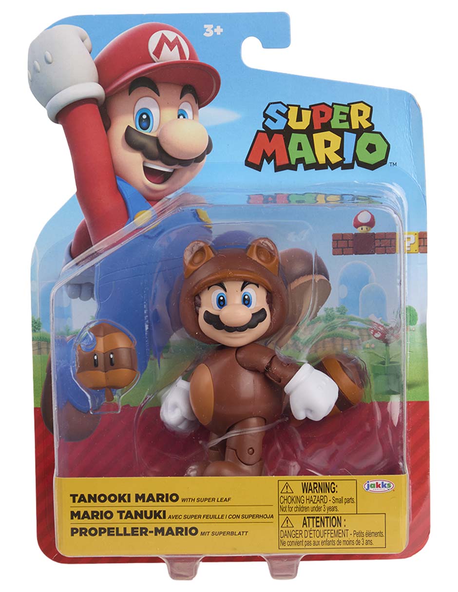 Figura de colección Super Mario Mario Tanooki 4