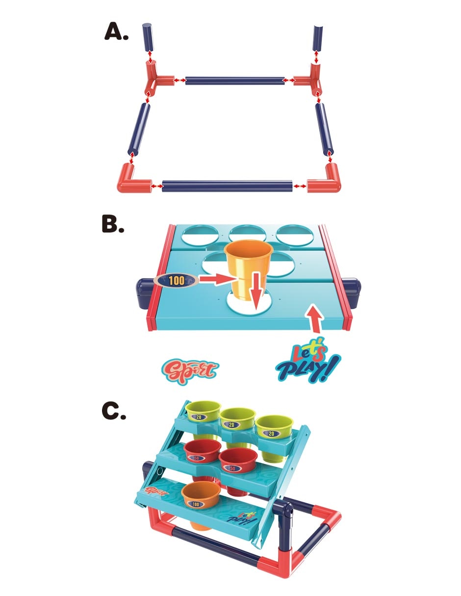 Set juego de lanzamiento 4