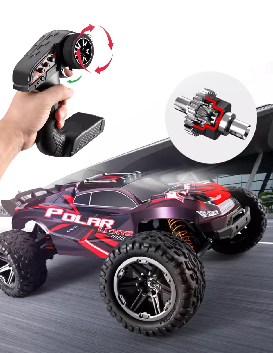 Carro de control remoto scale high speed monster truck