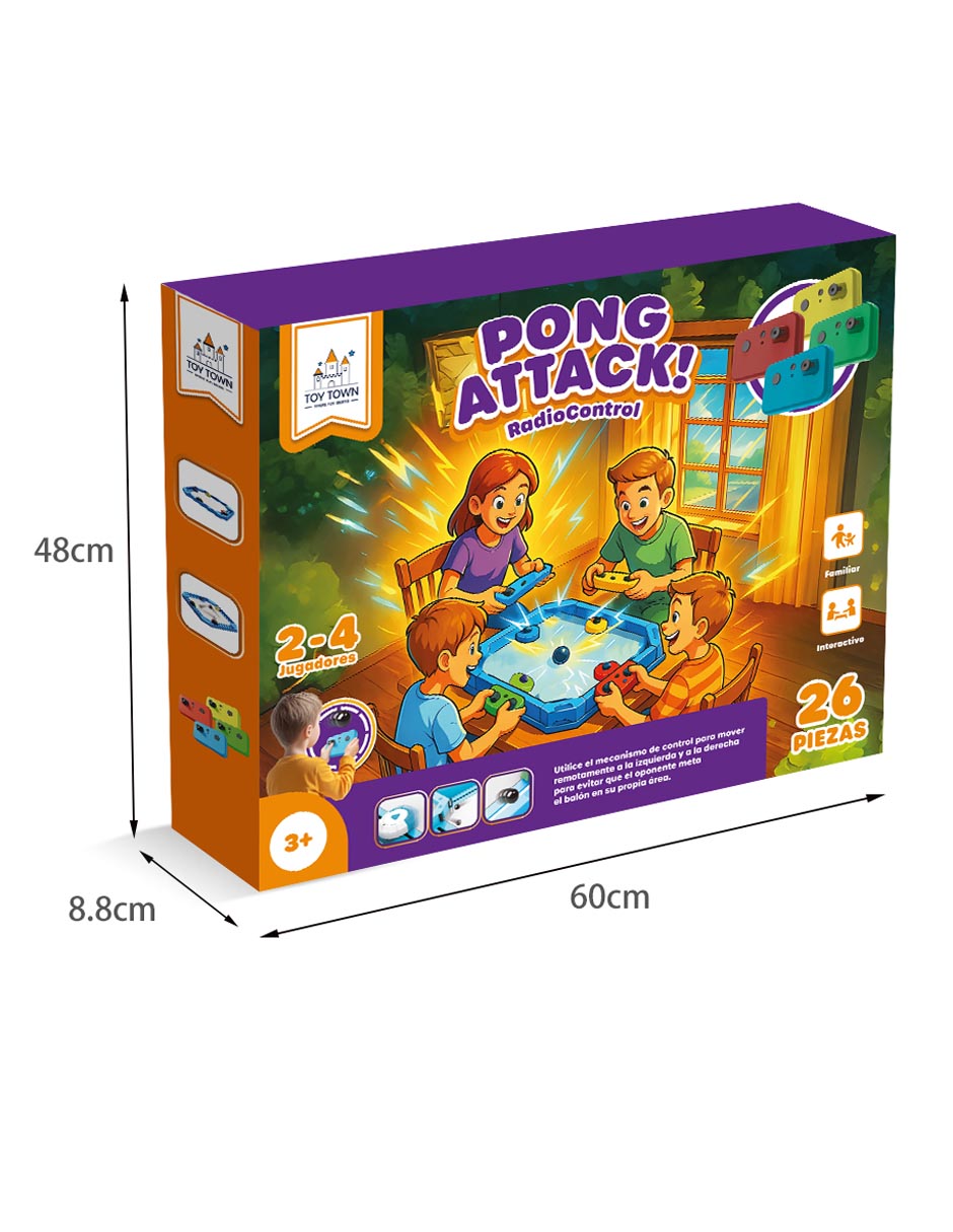 Juego de mesa para interior Pong Attack 26 piezas 6