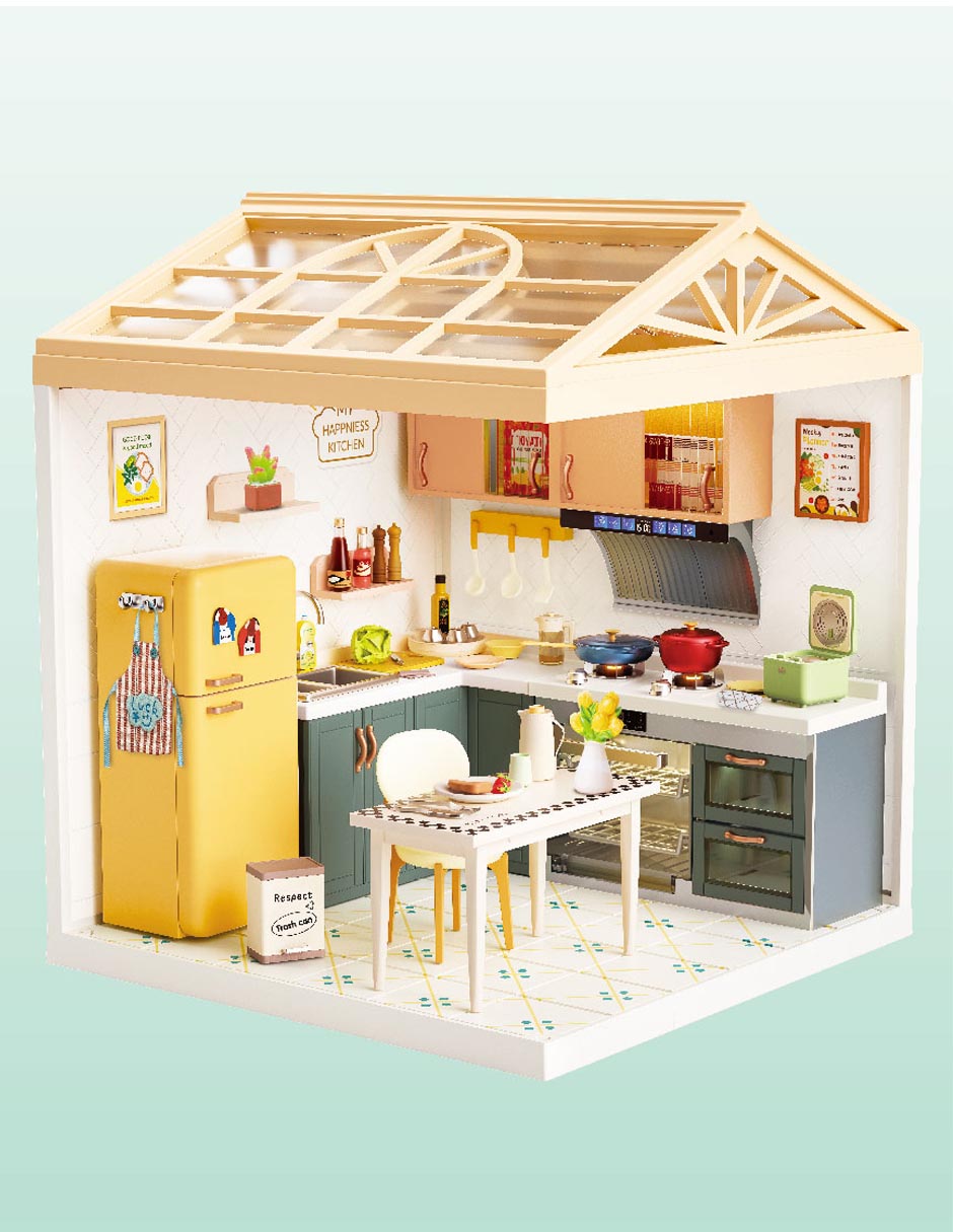 Casa miniatura cocina juego de rol para niños Casa miniatura cocina juego de rol para niños