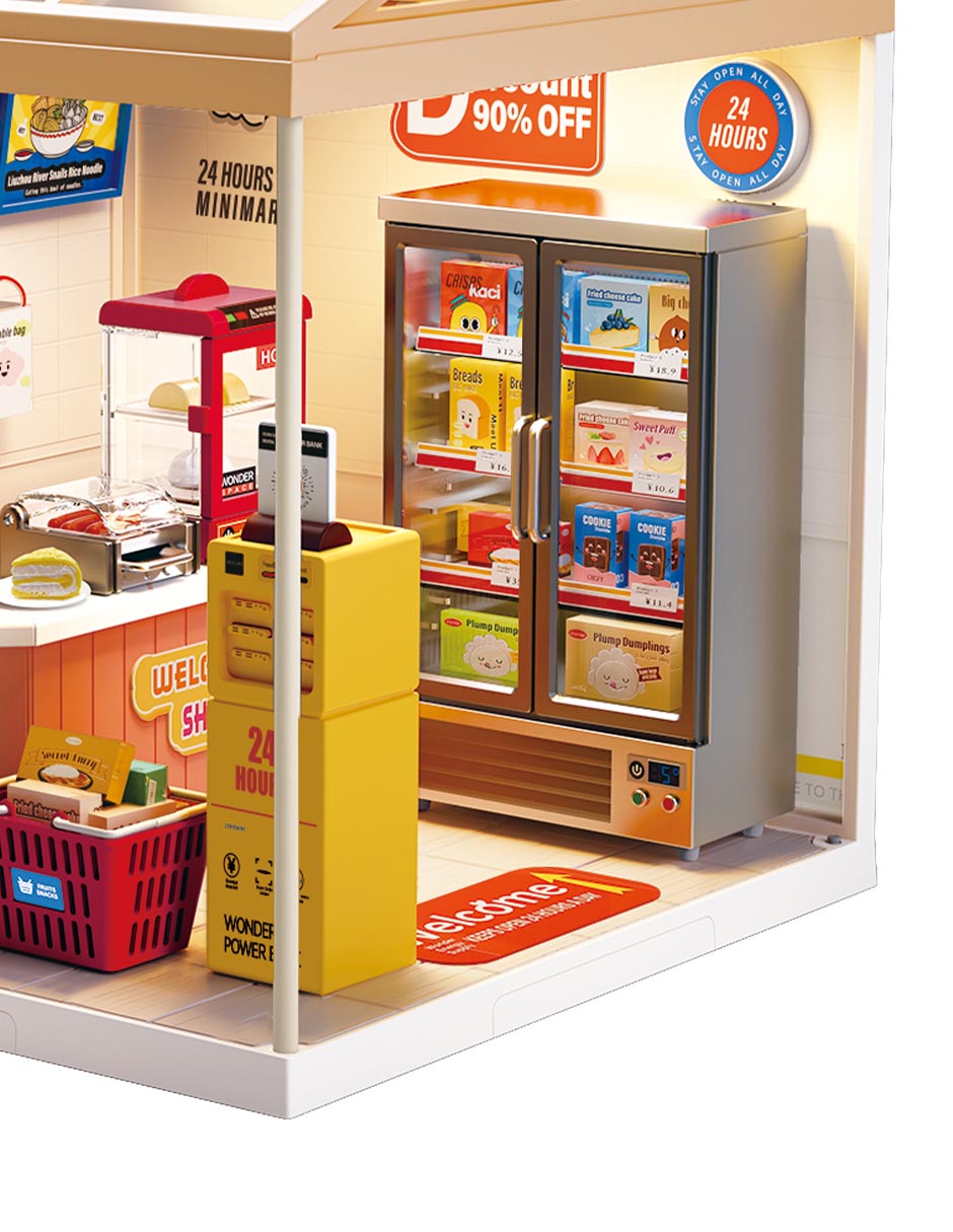 Casa miniatura supermercado 2