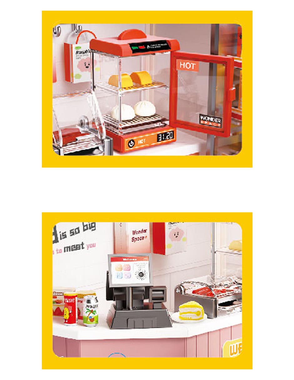 Casa miniatura supermercado 3
