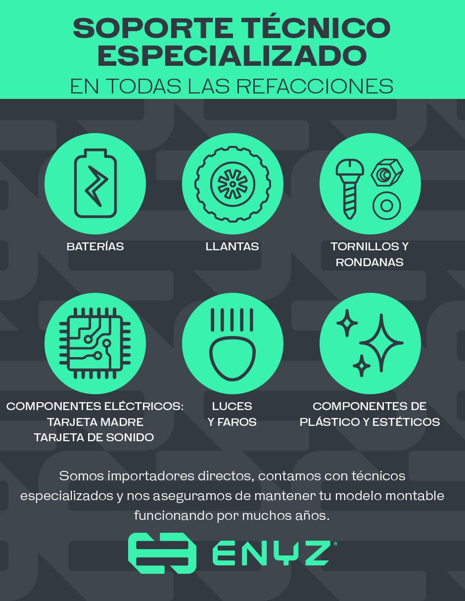 Automóvil montable Todo terreno recargable 3