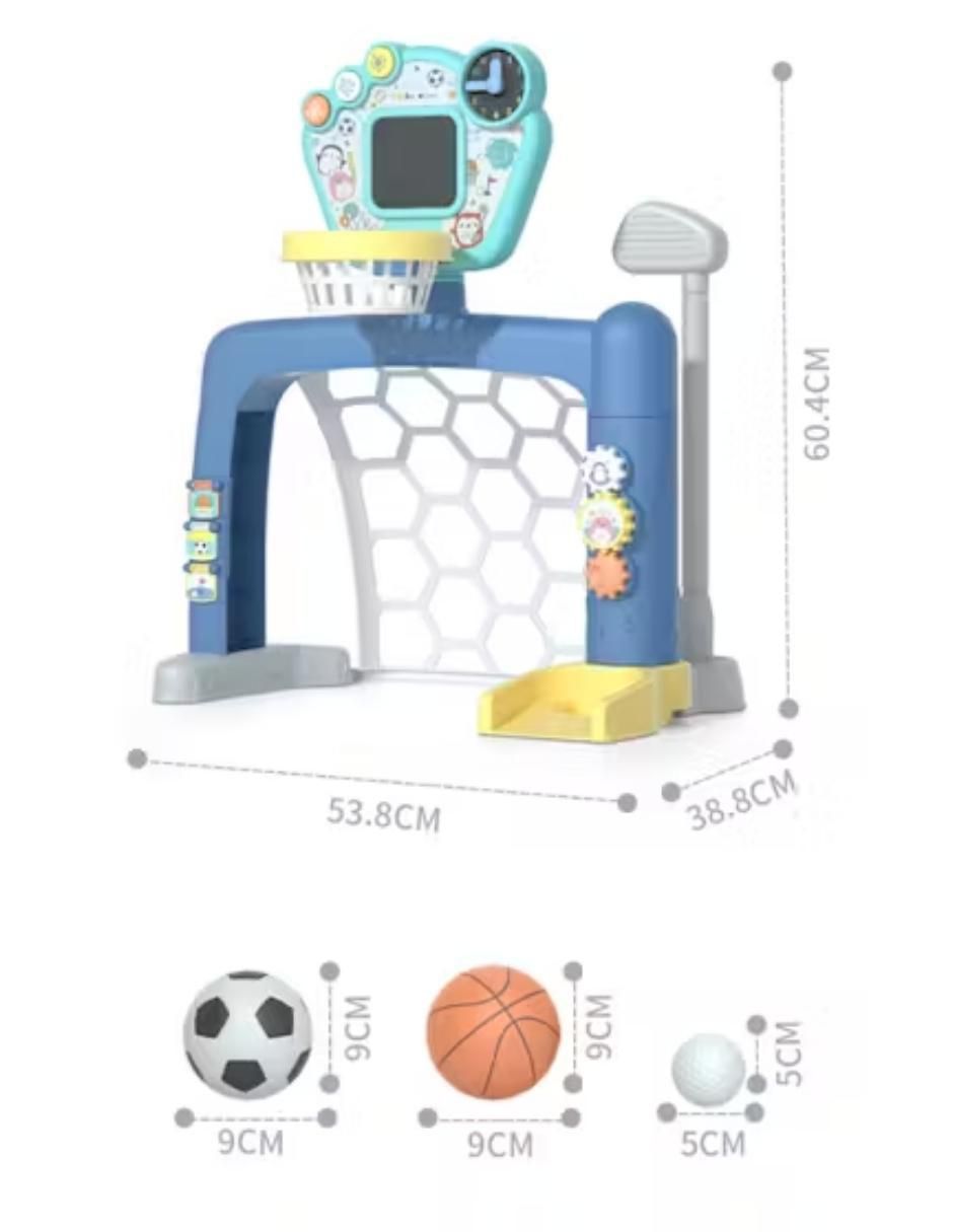 Kit tablero de basquetboll ajustable 35 cm 7