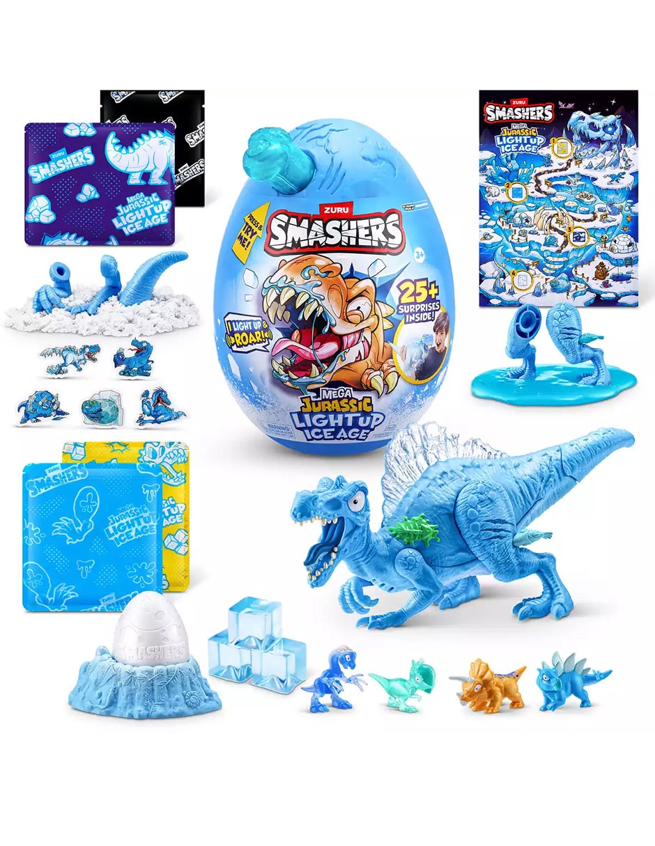 Figura de acción articulada Mega Jurassic Lightup con luz y sonido 2