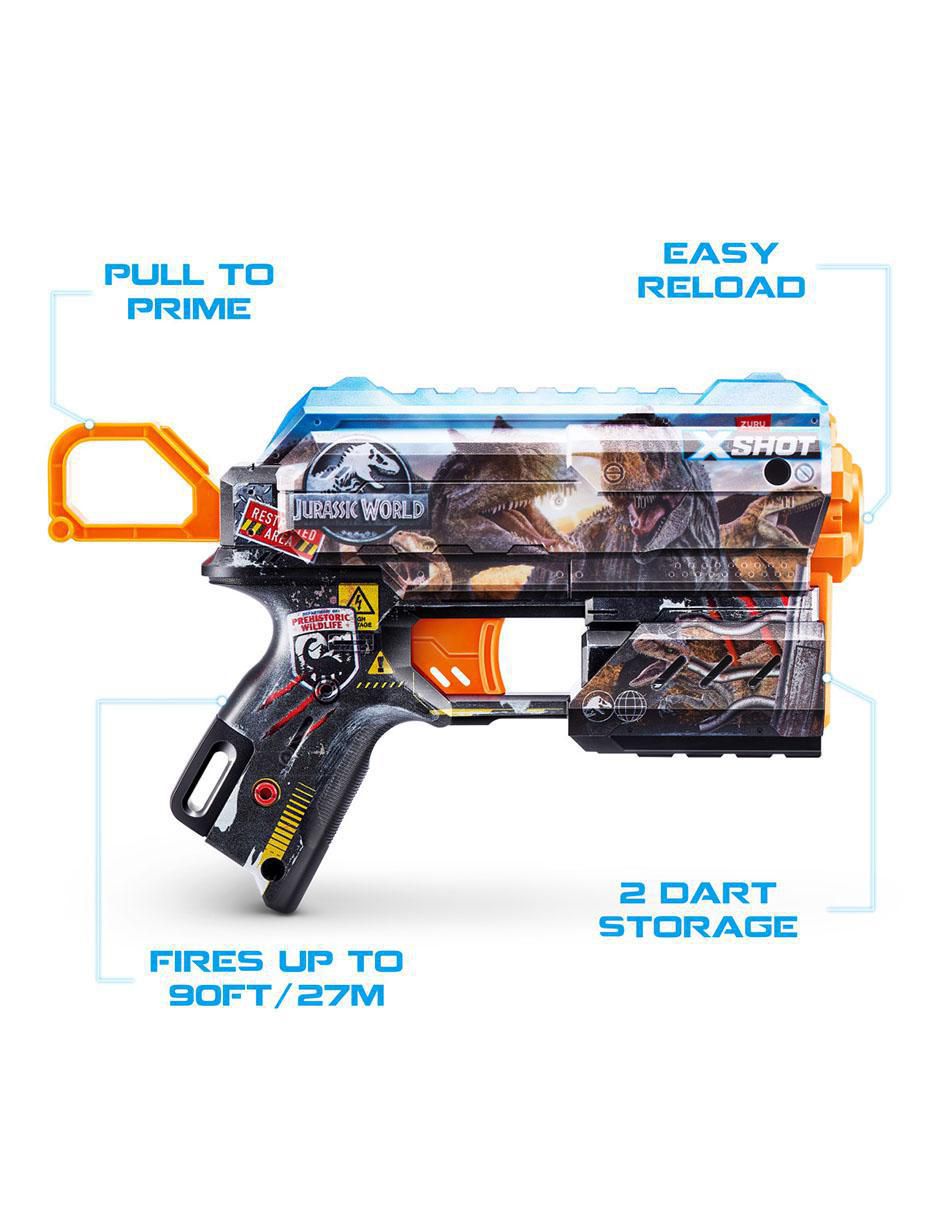 Lanzador de dardos Skins Flux Blaster Jurassic World 3