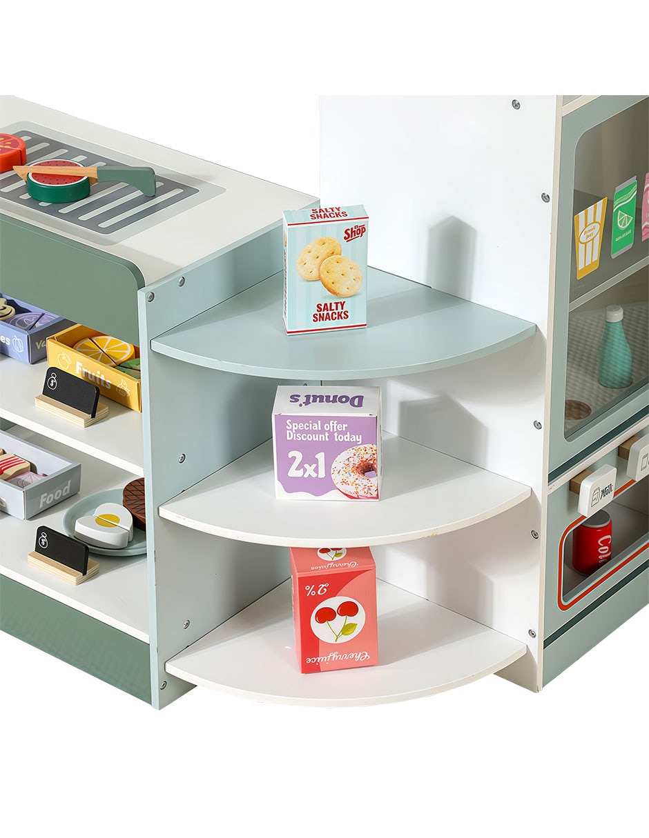 Glacer Super Mercado a escala juego de rol para niños 3
