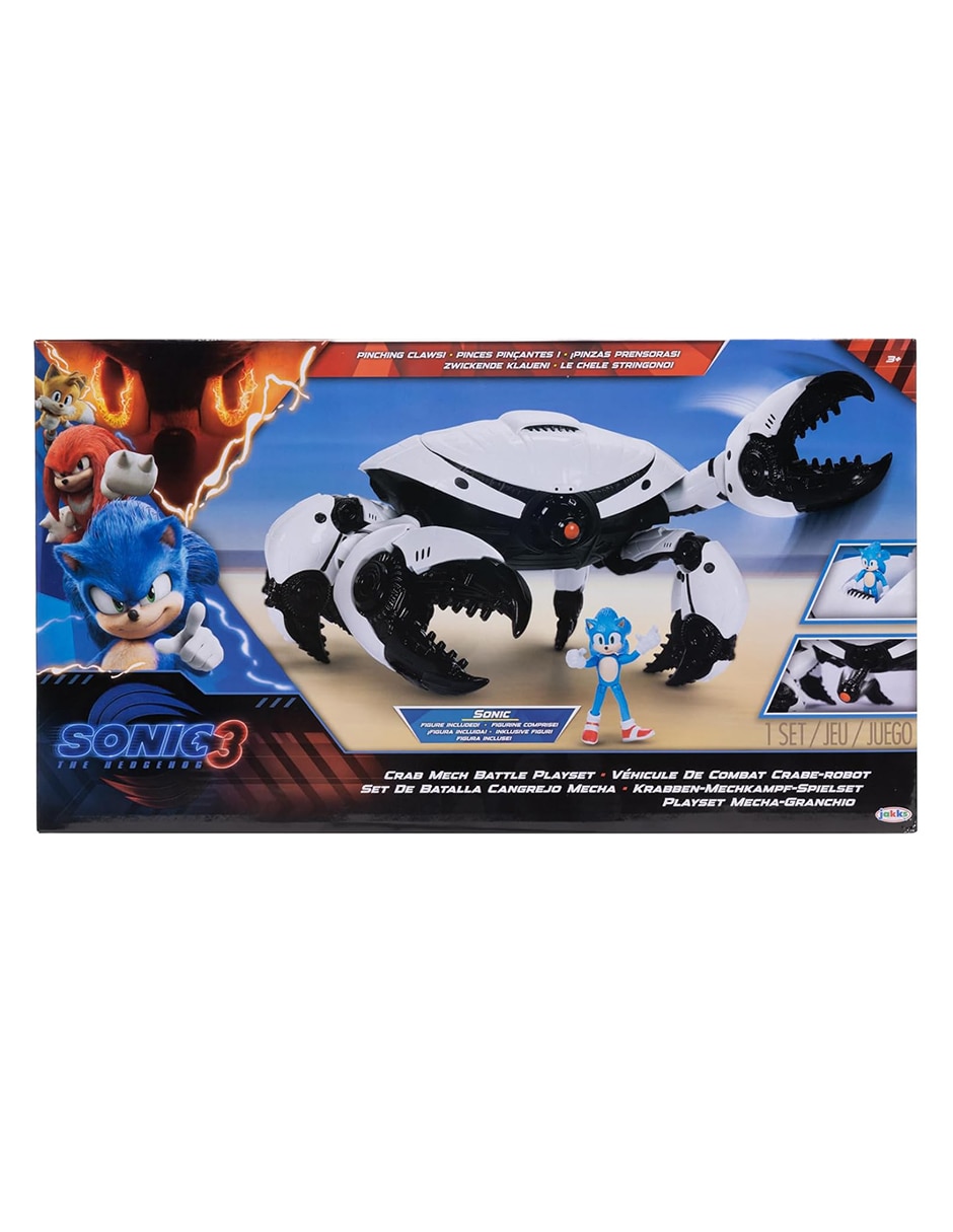 Set figuras acción Sonic The Hedgehog con movimiento 6